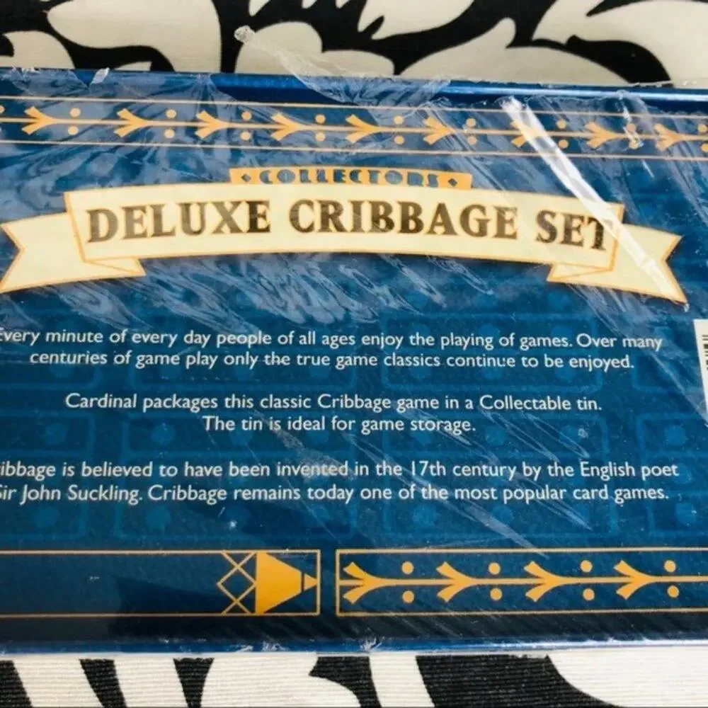 Deluxe Cribbage Set 1999 Collectors Game‎ in  Tin